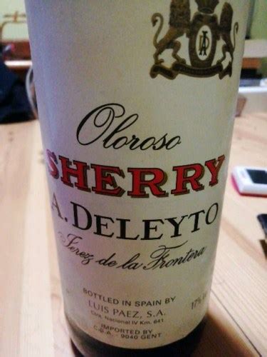 N V Williams Humbert Luis Paez A Deleyto Oloroso Sherry Vivino Us