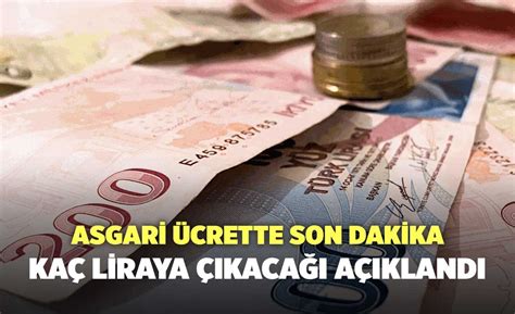 Asgari Crette Son Dakika Ka Liraya Kaca A Kland Denizli