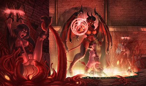 Summoning Of Sukkubus Queen By Conquistabear Hentai Foundry