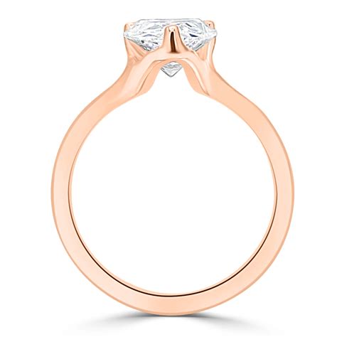 rose gold engagement rings engagement ring rose gold dimend scaasi