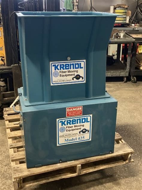 Krendl All Fiber Insulation Blowing Machine 425 Joseph Fazzio