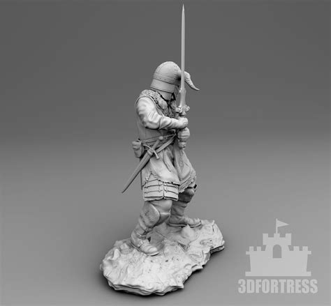 Viking Fighter With A Sword Etsy