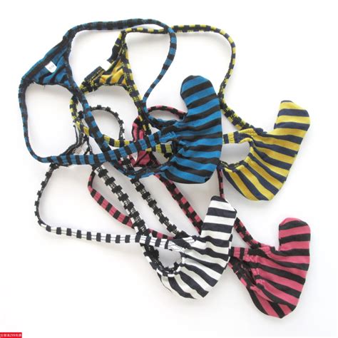 Ready Stock Men S Pouch Bag Thong Hot Elastic Separation Upward Soft Polyester Cotton Elastic