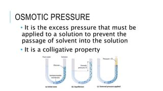 Osmosis And Osmotic Pressure PPT