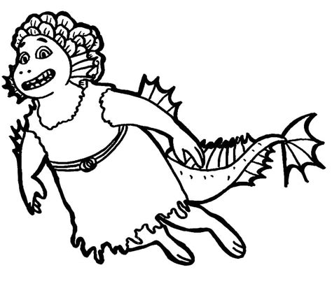 Coloriage Daniela Paguro de Disney Pixar Luca - télécharger et imprimer ...