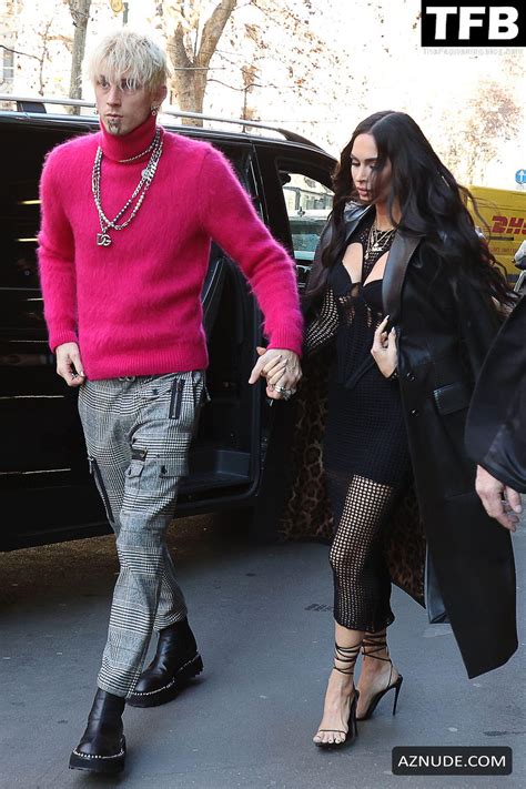 Megan Fox Sexy Seen Flaunting Her Hot Cleavage In Milan Aznude