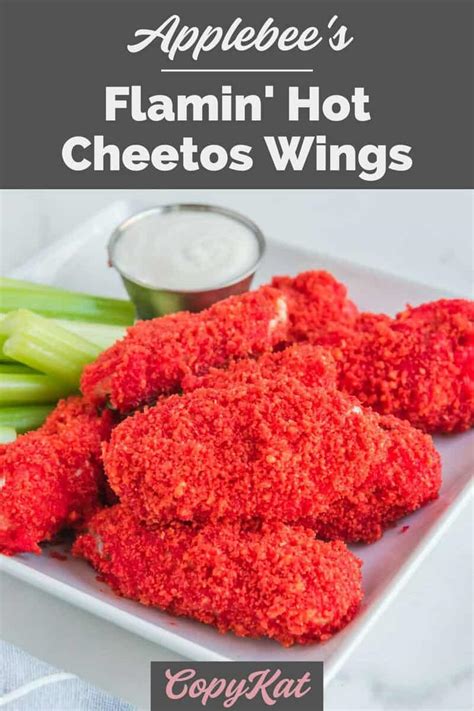 Applebee S Flamin Hot Cheetos Wings Copykat Recipes