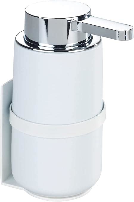 Wenko Woya Wall Mounted Soap Dispenser Refillable Ceramic Pump Dispenser For Up To 250 Ml