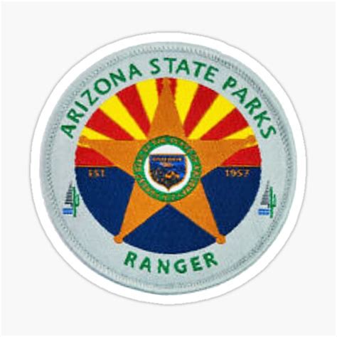 Arizona State Parks Ranger Sticker For Sale By Lawrencebaird Redbubble