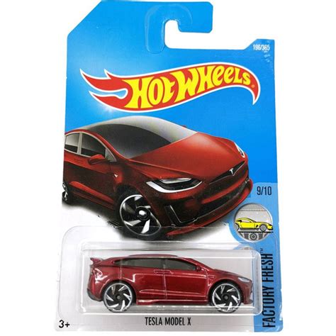 Машинка Hot Wheels compilation Car model TESLA MODEL X red купить с доставкой по выгодным