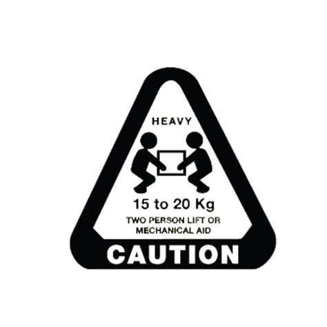heavy labels caution  kg roll   labels seton australia