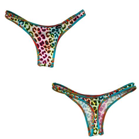 Safari Palms Classic T Back Bikini Bottom Micro Gigi