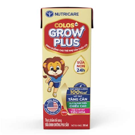 SỮA PHA SẴN NUTRICARE COLOS24H GROW PLUS Công ty cổ phần Hùng Cường