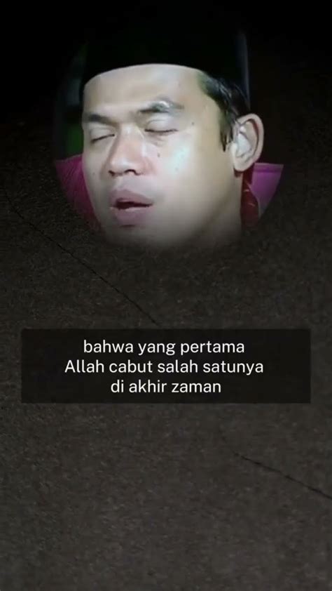 Pertama Kali Di Cabut Akhir Zaman Tahun Ini Sudah Kerasa Buya Arrazy