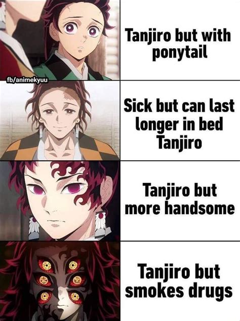 I Tanjiro But With Ponytail Sick But Can Last Longer In Bed Tanjiro