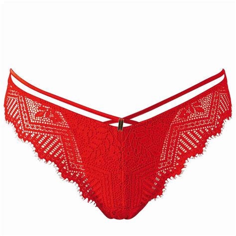 Tanga Rouge Morgan Lingerie SOPHIA Morgan Lingerie Fitancy