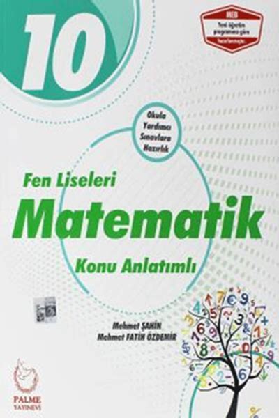 S N F Fen Lisesi Matematik Konu Kitab Palme Yay Nevi Dijital