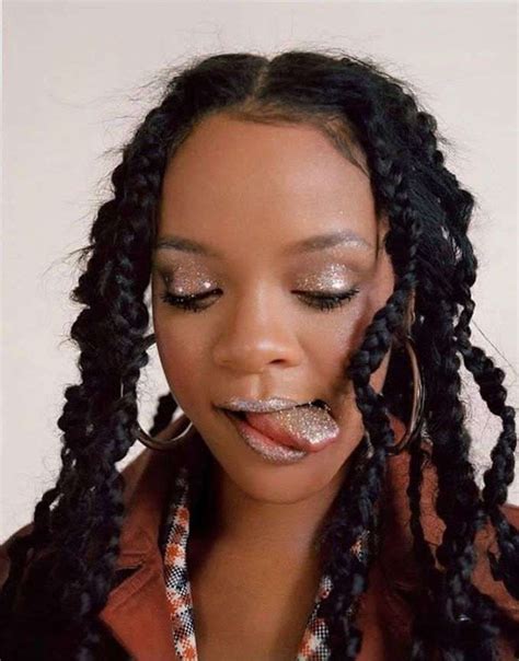 20 Beautiful Rihanna Braids Hairstyles that will Inspire you - Claraito ...