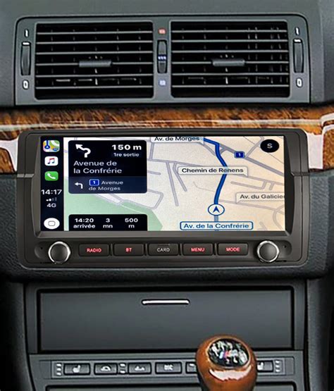 Autoradio Tactile Gps Et Apple Carplay Usb Bmw Serie E