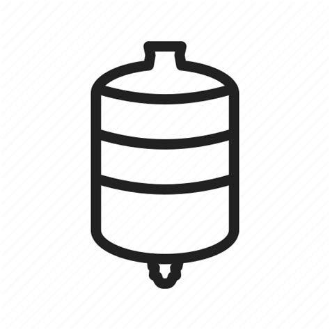 Equipment Expansion Pressure Steam Tank Vessel Water Icon