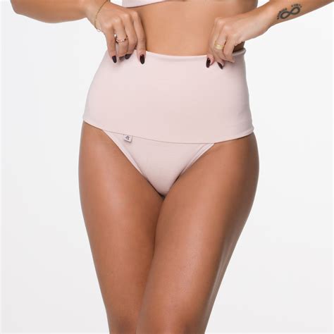Calcinha Pala Super Larga Fio De Compress O Em Algod O Eg Pcio Nude Ahav Store