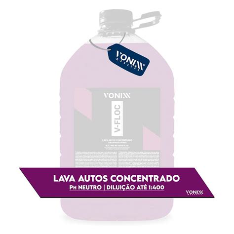 Shampoo Automotivo V Floc Lava Auto Concentrado Vonixx Litros