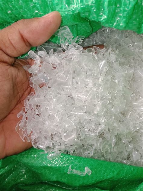 Hot Wash Clear Pet Flakes Al Manazil Plastics