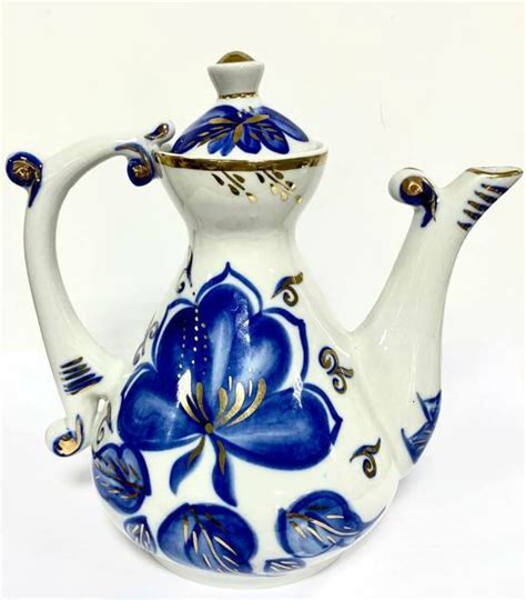 Кувшин. Гжель. Ручная роспись