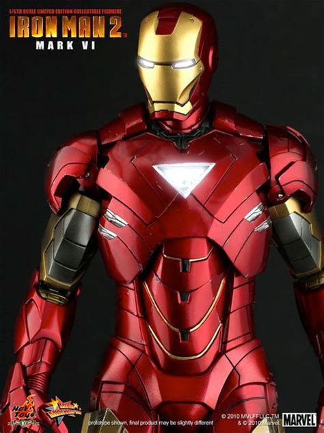 Iron Man Mark VI da Hot Toys em escala Grandes Coleções
