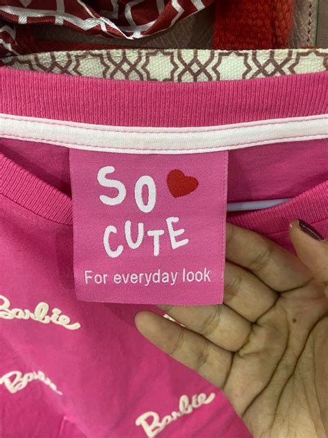 Barbie Hot Pink Women S Fashion Tops Shirts On Carousell