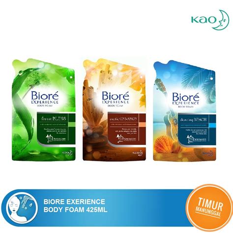 Jual Biore Experience Body Foam Ml Indonesia Shopee Indonesia