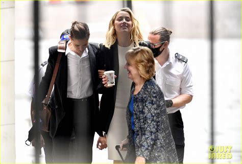 Amber Heard Leaves High Court With Her Team As Johnny Depps Libel Case