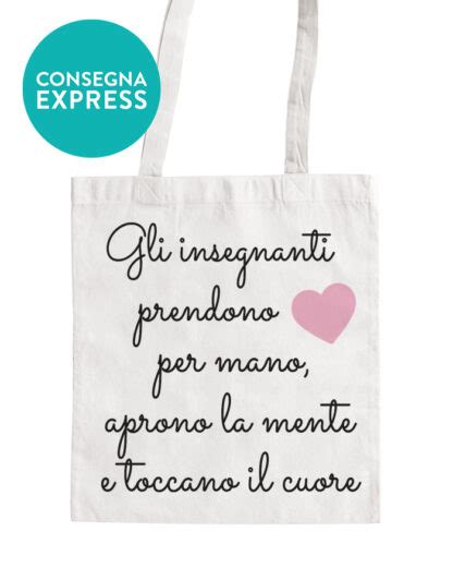 Borsa Shopper Tote Bag Borsa Riutilizzabile In Cotone Con Dedica