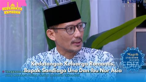 Kedatangan Keluarga Romantis Bapak Sandiaga Uno Dan Ibu Nur Asia