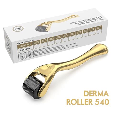 Derma Rollers Microneedle Roller For Hair Growth Beard 540 Microneedling Treatment 0 2 0 3mm