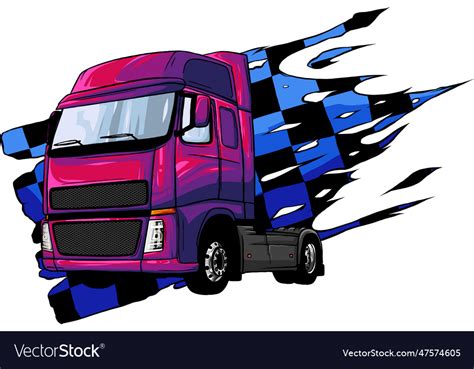 How To Draw A Semi Truck