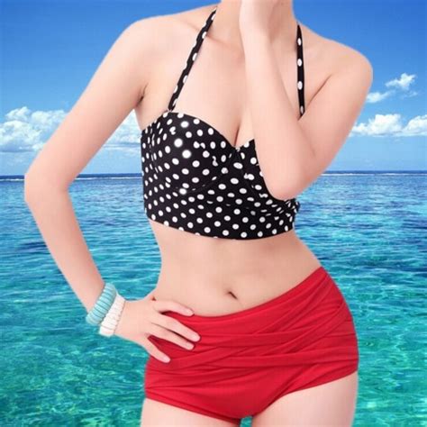 Hermoso Bikini Vintage Push Up Retro Dots En Mercado Libre
