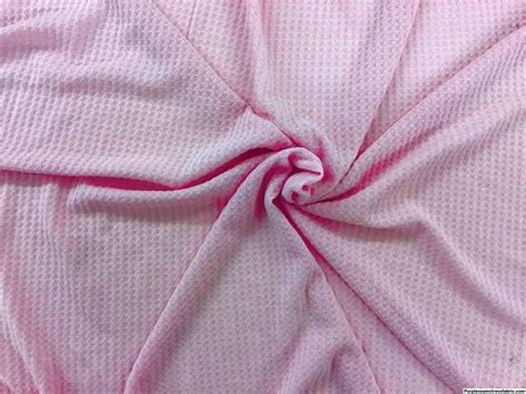 Light Pink Waffle Knit Purpleseamstress Fabric