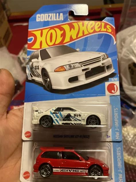 2023 HOT WHEELS Nissan Skyline GT R R32 GODZILLA 2023 HW J Imports 90 Civic 9 52 PicClick UK