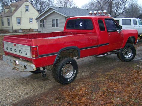 1992 Cummins Dodge Ram W250 4x4 1st Gen 12 Valve Turbo Diesel Extended Cab 92 Cummins