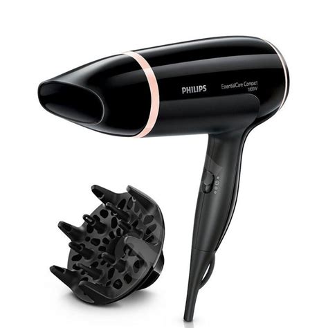 Philips Hair Dryer Essential Care 1800 Watt With Cool Shot Diffuser ...