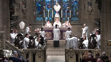 From The Fourth Sunday In Lent The Sanctus And Benedictus From American