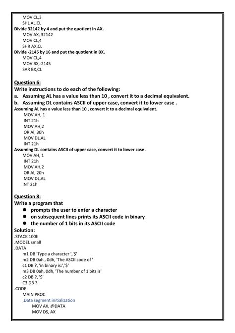 Chapter Logic Shift And Rotate Instructions Pdf