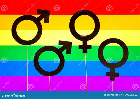 Bandera De La Homosexualidad Y Del Orgullo Gay Imagen De Archivo