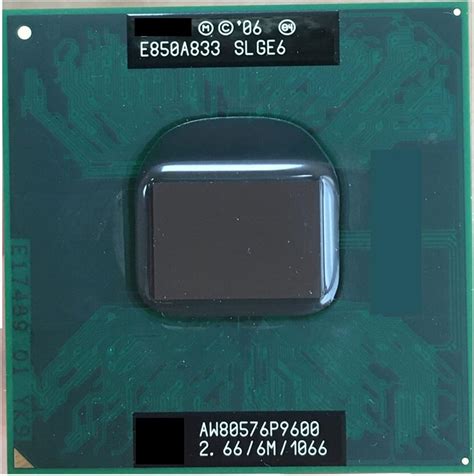 CPU de la computadora Procesador de computadora portátil Core 2 Duo ...