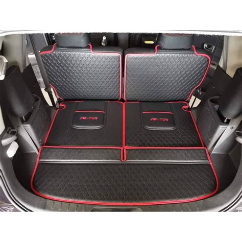 Perodua Alza 2008 2021 OLD Leather Boot Cover Boot Mat Rear Boot