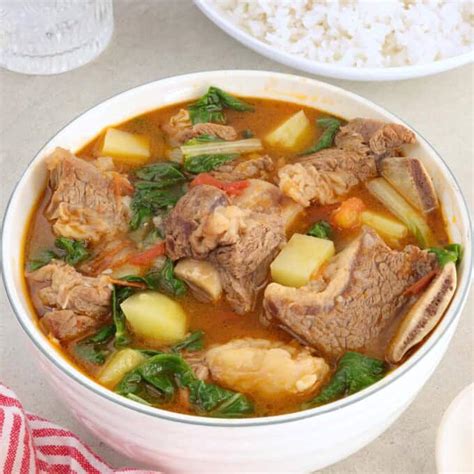 beef potato  pechay soup street food spectacle