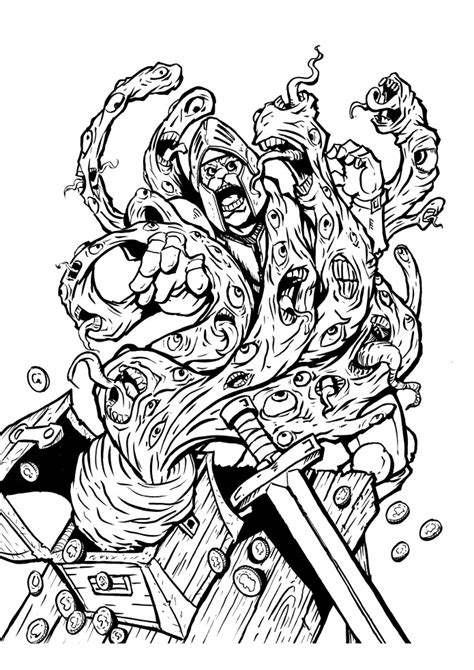 Undead Coloring Pages