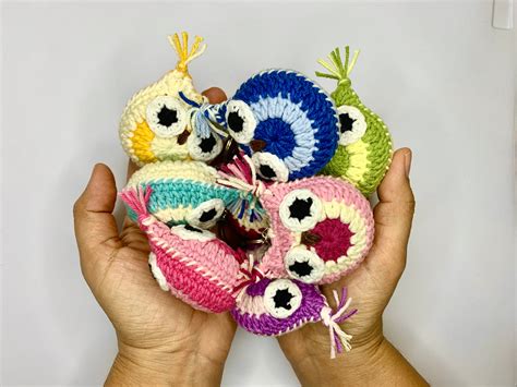 Crochet Owl Keychain Pattern Amigurumi Crochet Keychain Do It