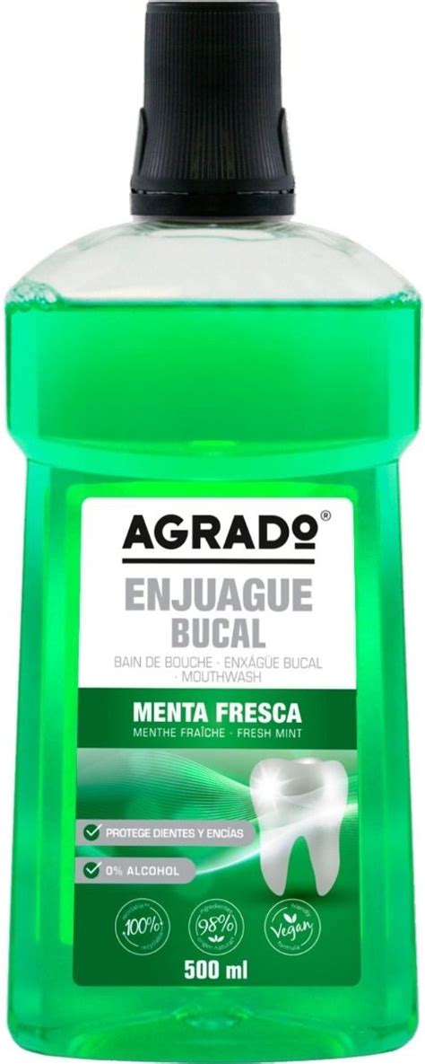 Ополаскиватель для полости рта Agrado Mint Mouthwash Мята, 500 мл ...